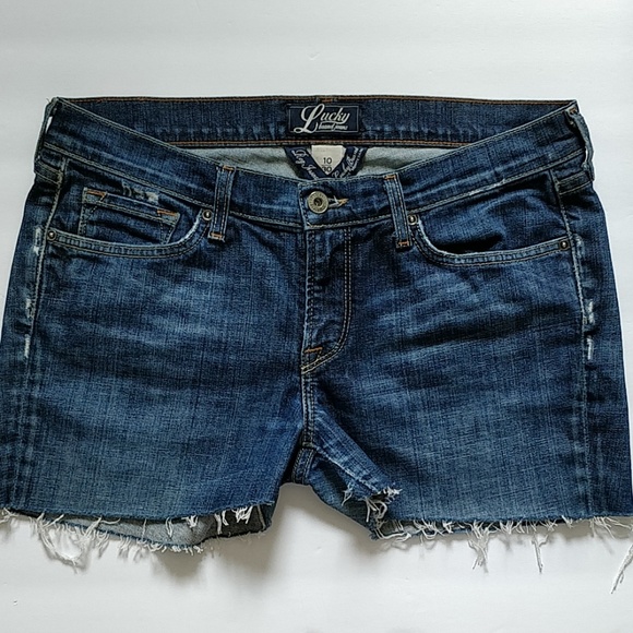 Lucky Brand Pants - W's Lucky Brand distressed cutoff shorts sz 10